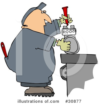 Royalty-Free (RF) Gas Clipart Illustration by djart - Stock Sample #30877