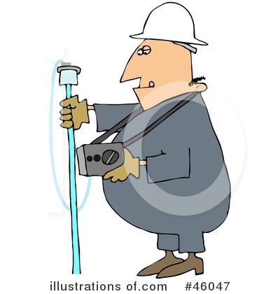 Royalty-Free (RF) Gas Man Clipart Illustration by djart - Stock Sample #46047