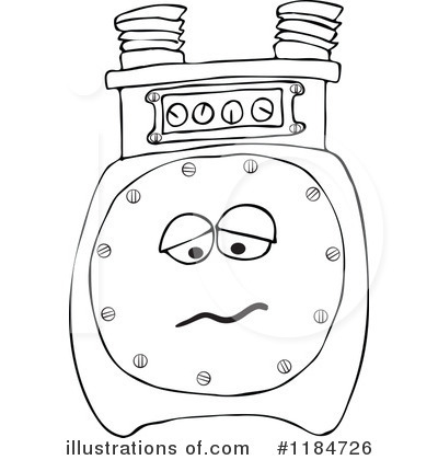 Gas Meter Clipart #1184726 by djart