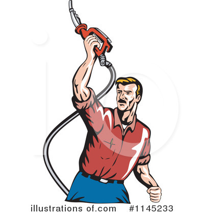 Royalty-Free (RF) Gasoline Clipart Illustration by patrimonio - Stock Sample #1145233