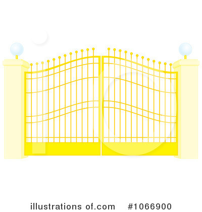 Royalty-Free (RF) Gate Clipart Illustration by Alex Bannykh - Stock Sample #1066900