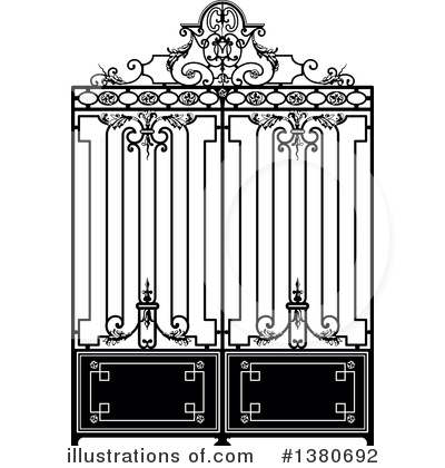 Gate Clipart #1380692 by Frisko