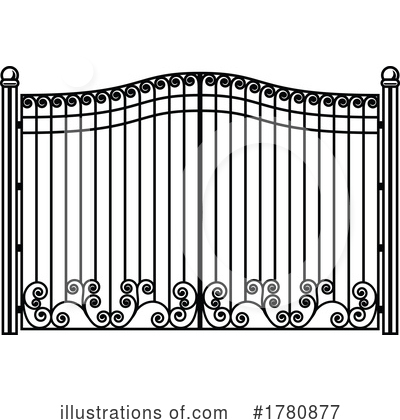 Gate Clipart #1780877 by Vector Tradition SM