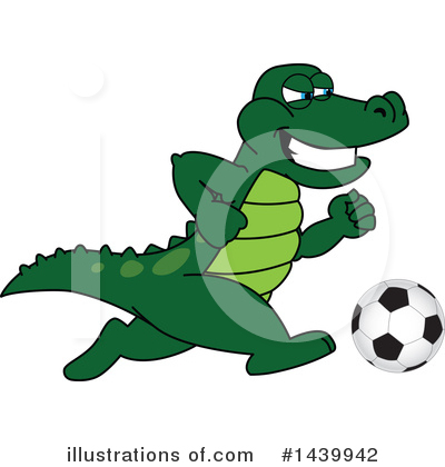 Royalty-Free (RF) Gator Mascot Clipart Illustration by Mascot Junction - Stock Sample #1439942