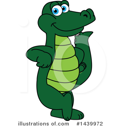 Gator Mascot Clipart #1439972 by Toons4Biz