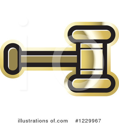 Gavel Clipart #1229967 by Lal Perera