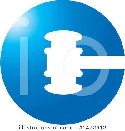 Royalty-Free (RF) Gavel Clipart Illustration by Lal Perera - Stock Sample #1472612