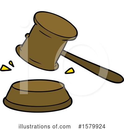 Gavel Clipart #1579924 by lineartestpilot