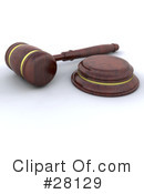 Gavel Clipart #28129 by KJ Pargeter