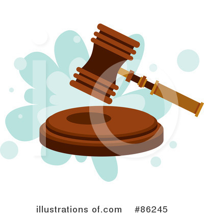 Royalty-Free (RF) Gavel Clipart Illustration by mayawizard101 - Stock Sample #86245