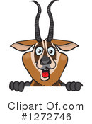 Gazelle Clipart #1272746 by Dennis Holmes Designs