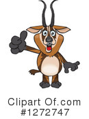 Gazelle Clipart #1272747 by Dennis Holmes Designs