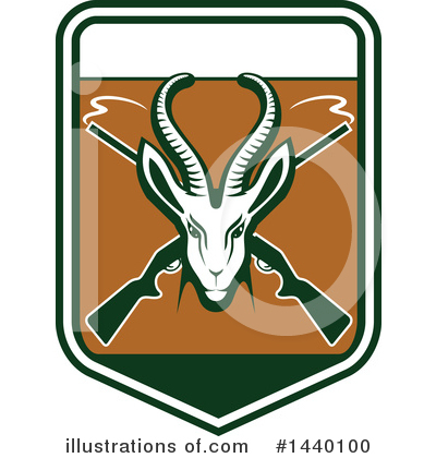 Gazelle Clipart #1440100 by Vector Tradition SM