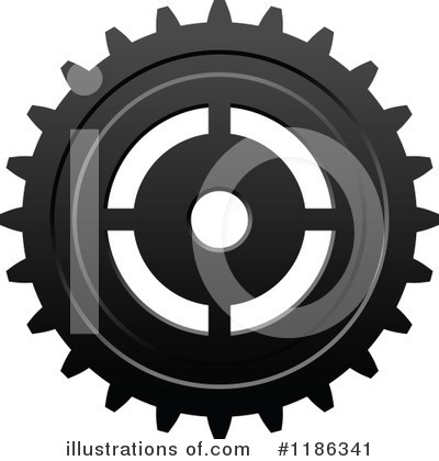 Royalty-Free (RF) Gear Clipart Illustration by Vector Tradition SM - Stock Sample #1186341