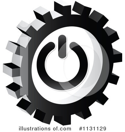 Royalty-Free (RF) Gear Icon Clipart Illustration by Andrei Marincas - Stock Sample #1131129