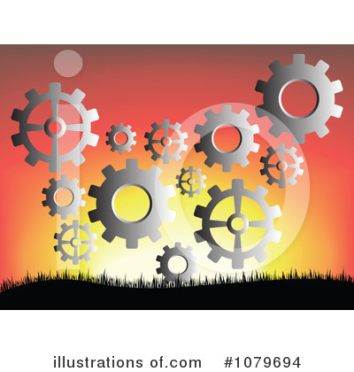 Royalty-Free (RF) Gears Clipart Illustration by Andrei Marincas - Stock Sample #1079694