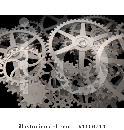 Royalty-Free (RF) Gears Clipart Illustration by Mopic - Stock Sample #1106710