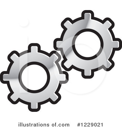 Royalty-Free (RF) Gears Clipart Illustration by Lal Perera - Stock Sample #1229021
