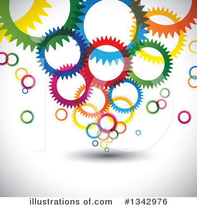 Royalty-Free (RF) Gears Clipart Illustration by ColorMagic - Stock Sample #1342976