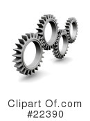 Gears Clipart #22390 by KJ Pargeter