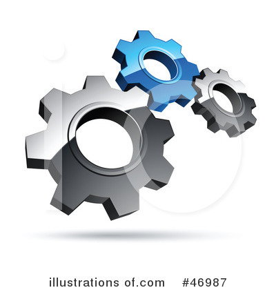 Gears Clipart #46987 by beboy