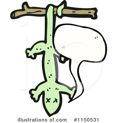 Royalty-Free (RF) Gecko Clipart Illustration by lineartestpilot - Stock Sample #1150531