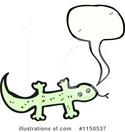 Royalty-Free (RF) Gecko Clipart Illustration by lineartestpilot - Stock Sample #1150537