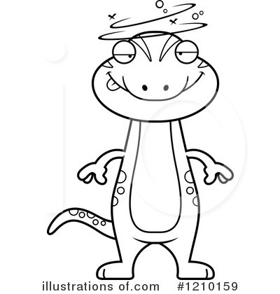 Royalty-Free (RF) Gecko Clipart Illustration by Cory Thoman - Stock Sample #1210159