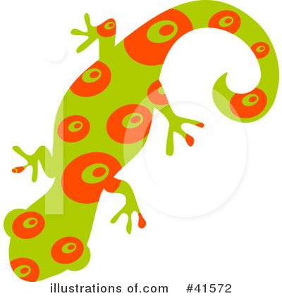 Royalty-Free (RF) Gecko Clipart Illustration by Prawny - Stock Sample #41572