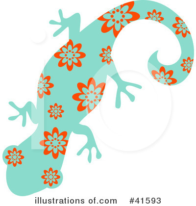 Royalty-Free (RF) Gecko Clipart Illustration by Prawny - Stock Sample #41593