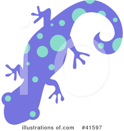 Royalty-Free (RF) Gecko Clipart Illustration by Prawny - Stock Sample #41597