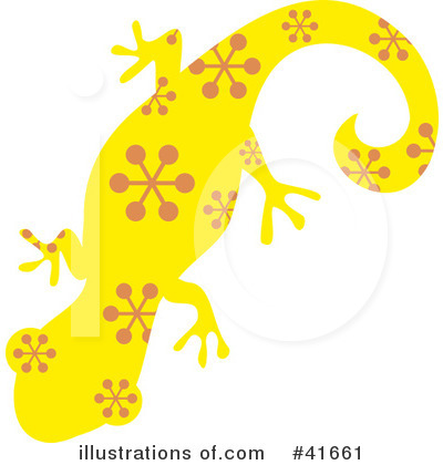 Royalty-Free (RF) Gecko Clipart Illustration by Prawny - Stock Sample #41661