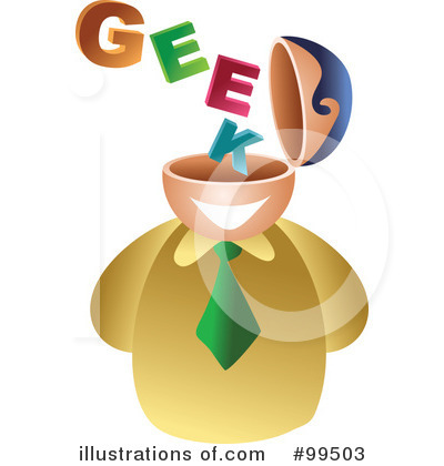 Royalty-Free (RF) Geek Clipart Illustration by Prawny - Stock Sample #99503