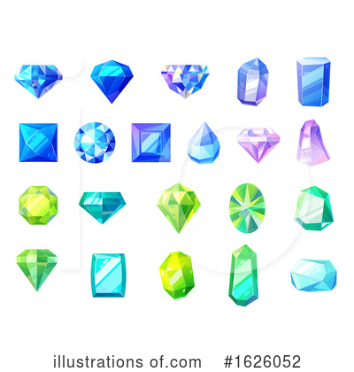 Royalty-Free (RF) Gems Clipart Illustration by Vector Tradition SM - Stock Sample #1626052