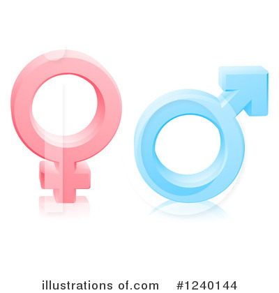 Royalty-Free (RF) Gender Clipart Illustration by AtStockIllustration - Stock Sample #1240144