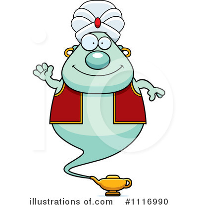 Genie Clipart #1116990 by Cory Thoman