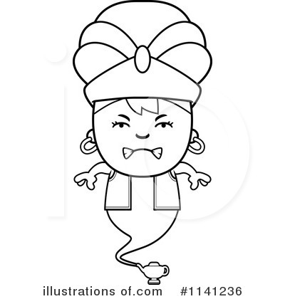 Royalty-Free (RF) Genie Clipart Illustration by Cory Thoman - Stock Sample #1141236