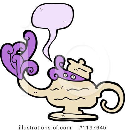 Royalty-Free (RF) Genie Clipart Illustration by lineartestpilot - Stock Sample #1197645