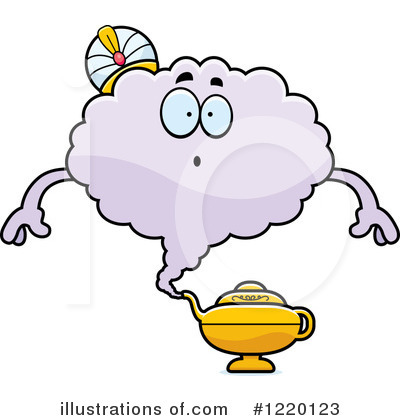 Royalty-Free (RF) Genie Clipart Illustration by Cory Thoman - Stock Sample #1220123