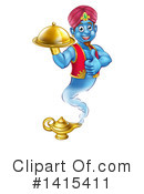 Genie Clipart #1415411 by AtStockIllustration