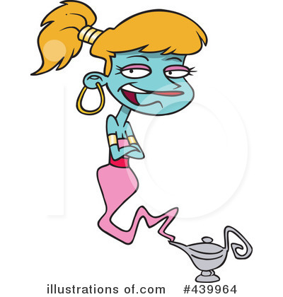 Royalty-Free (RF) Genie Clipart Illustration by toonaday - Stock Sample #439964