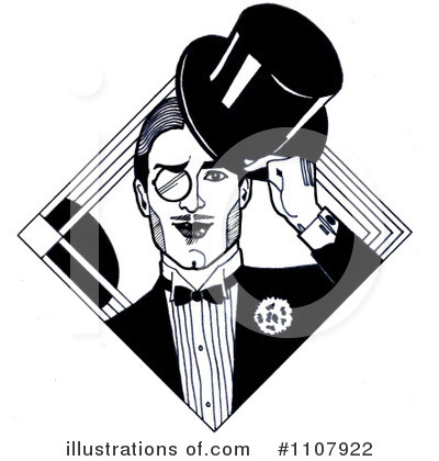Royalty-Free (RF) Gentleman Clipart Illustration by LoopyLand - Stock Sample #1107922