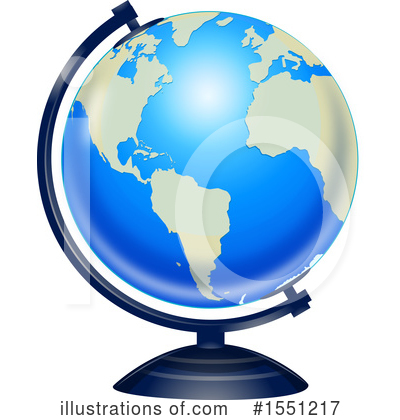 Desk Globe Clipart #1551217 by BNP Design Studio
