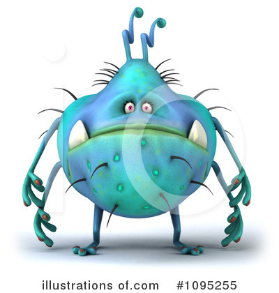 Royalty-Free (RF) Germ Clipart Illustration by Julos - Stock Sample #1095255