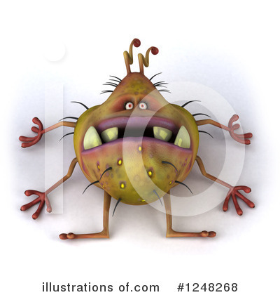Royalty-Free (RF) Germ Clipart Illustration by Julos - Stock Sample #1248268