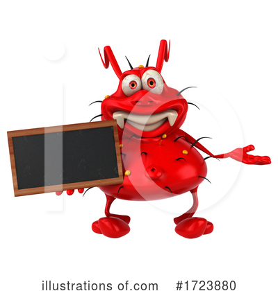 Red Virus Clipart #1723880 by Julos