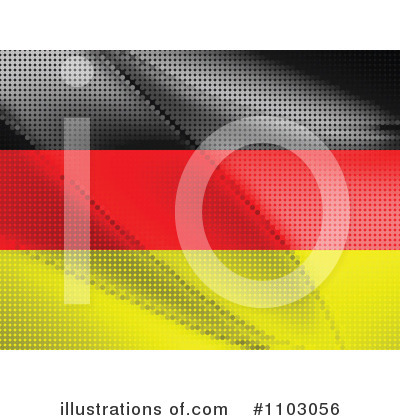 Royalty-Free (RF) German Flag Clipart Illustration by Andrei Marincas - Stock Sample #1103056