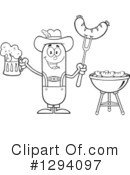 German Sausage Clipart #1294097 by Hit Toon