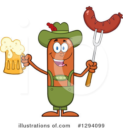 Oktoberfest Clipart #1294099 by Hit Toon