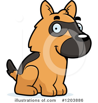 Dog Clipart #1203886 by Cory Thoman